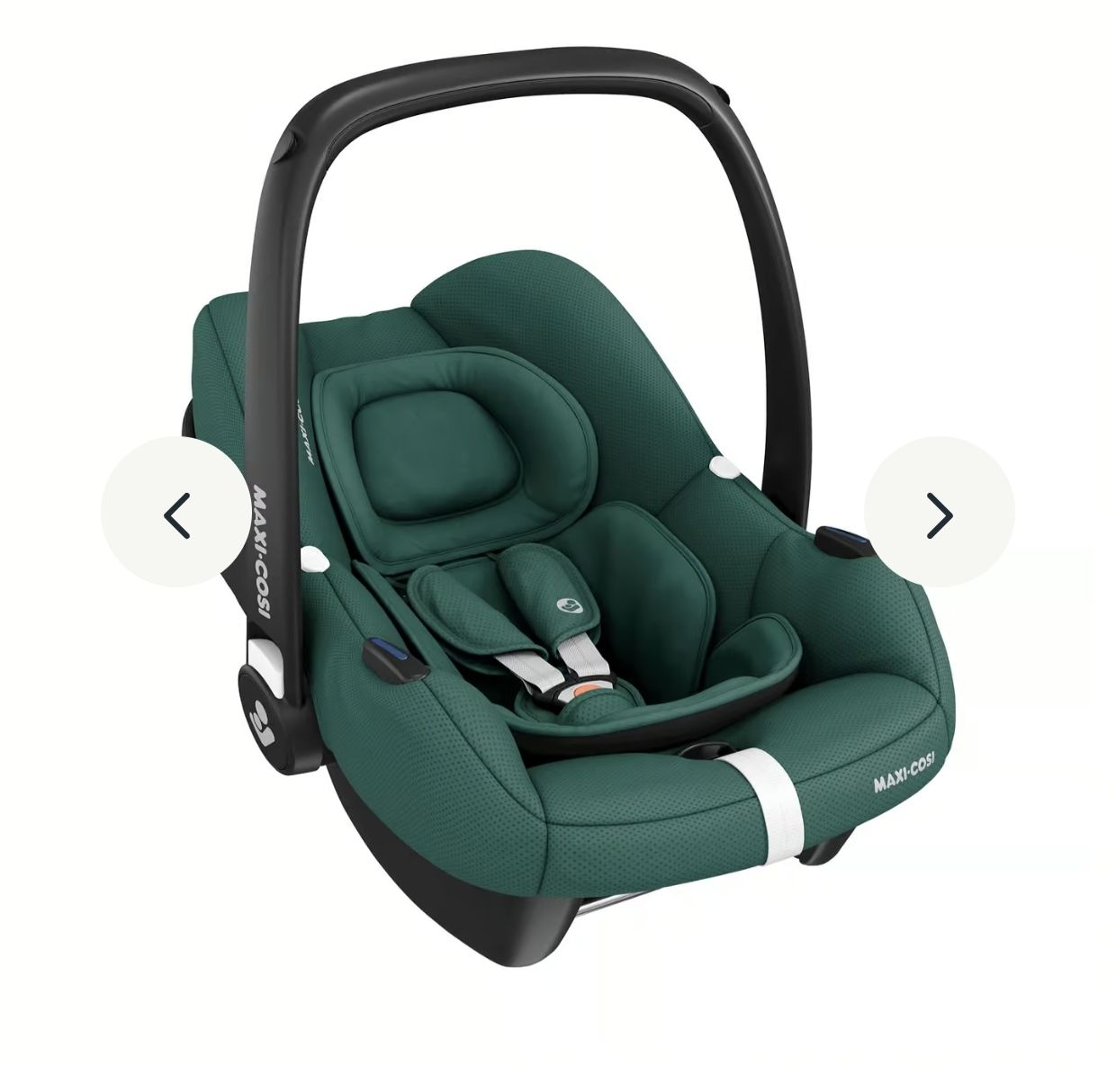 Maxi-Cosi Seggiolini per auto: Maxi Cosi Set CabrioFix i-Size Essential Green mit Base – Nuovo (secondo la descrizione) da Strengelbach venduto da Lerch05