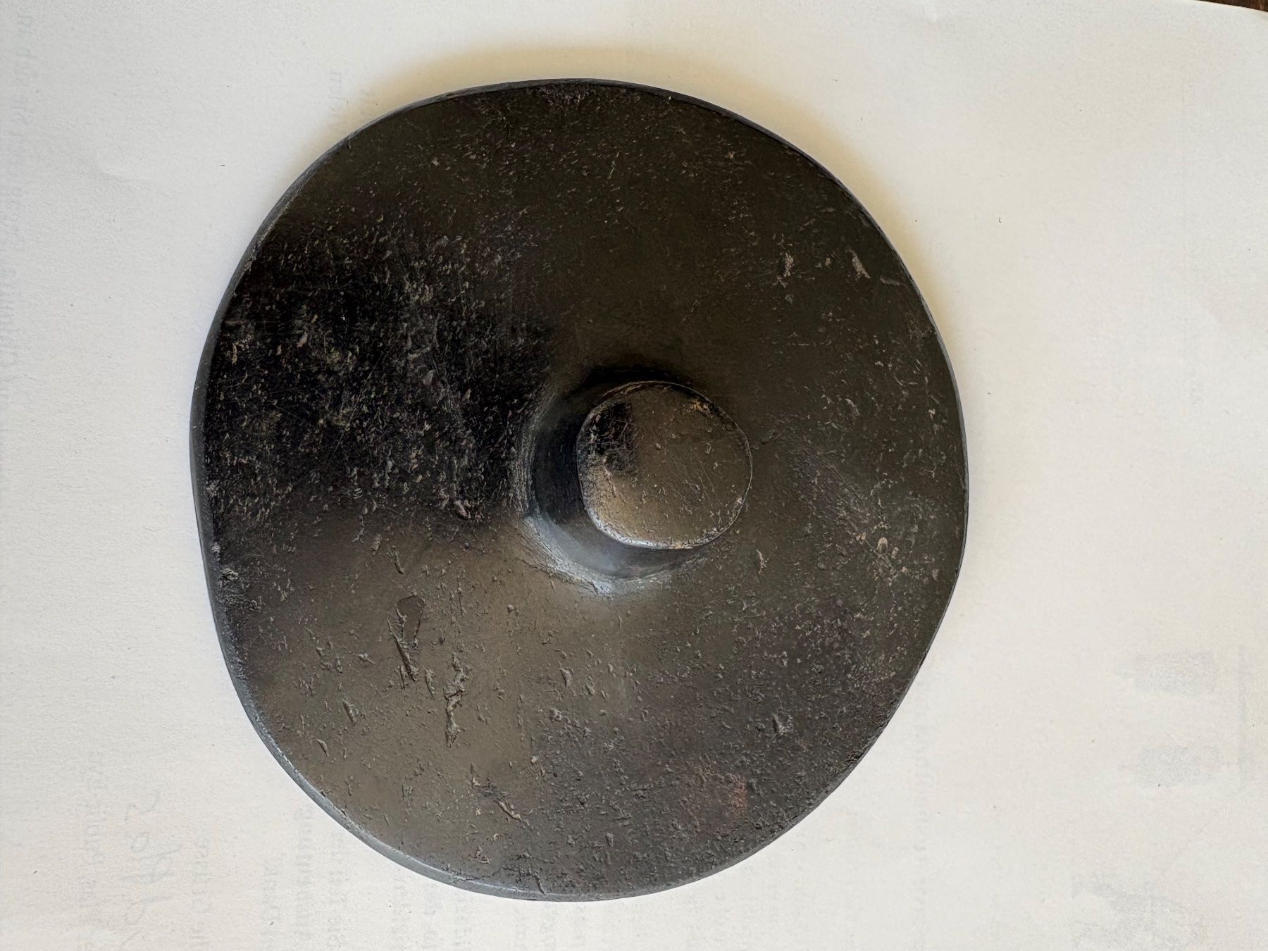 Tutte le decorazioni: Antiker Deckel mit Knauf, Stein, schwarz – Usato da Liestal venduto da thomasbaltzer 2