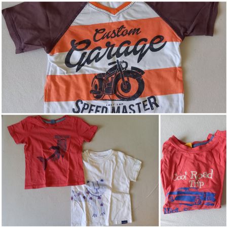 Set 4 T-Shirts ca. Gr. 98