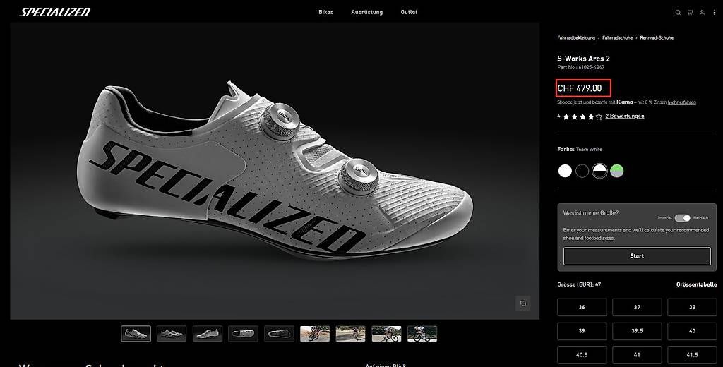 Specialized Chaussures hommes: S-Works Ares 2 – Neuf avec emballage d'origine à Dübendorf par Mimi_99 3