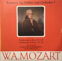 Mozart – Violinkonzerte KV 207 & KV 211 (LP, Schneiderhan)