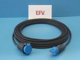 15m T13 IP55 10A Gummi Verlängerungskabel 3x1.5mm2 H07RN-F