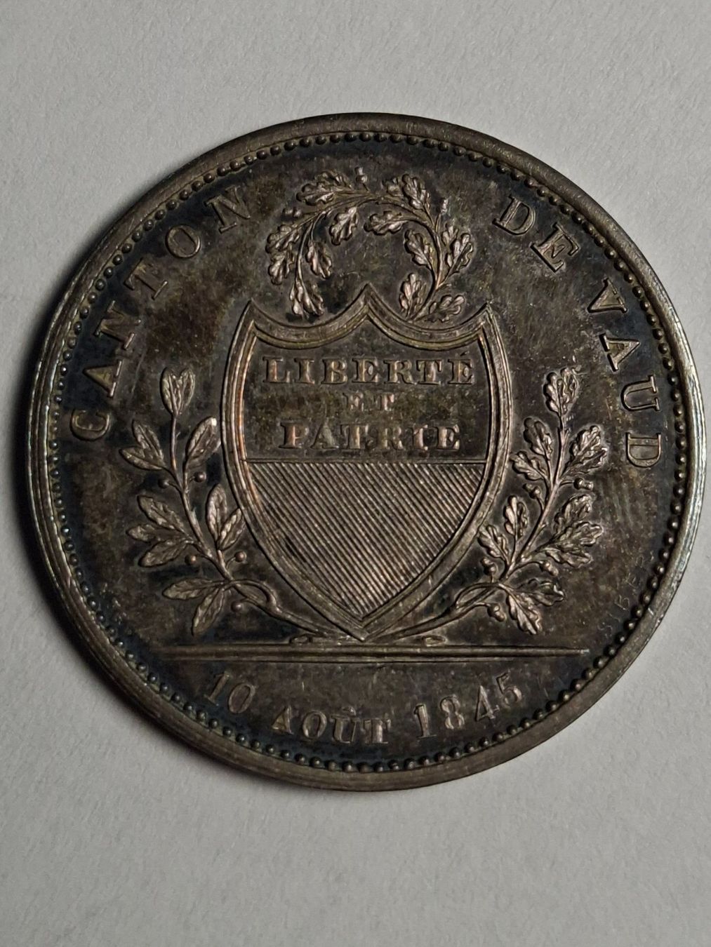 Tutti le monete: 1 Franken 1845 Waadt – Usato da Zürich venduto da al-dea 3