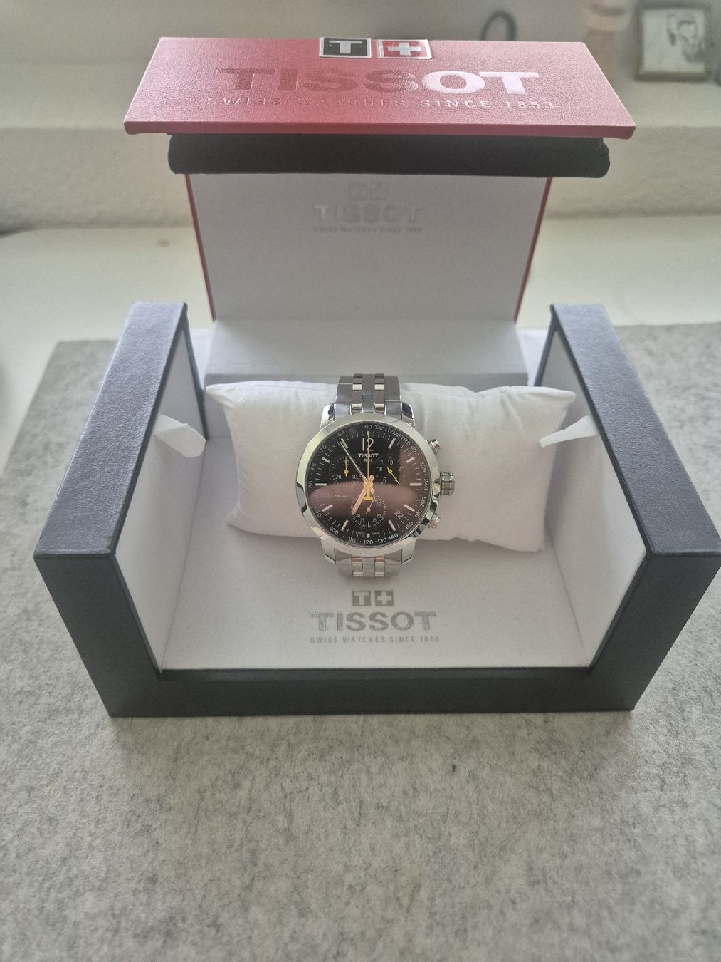 Tissot Uhren: Tissot PRC 200 Chronograph Uhr mit Box – Gebraucht aus Moosseedorf von bis_brb8