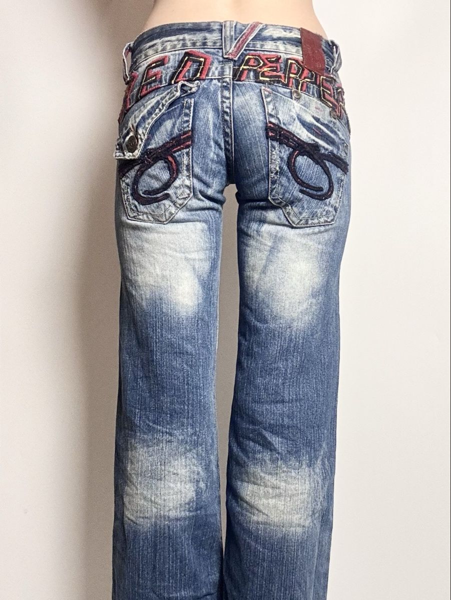 Jeans: Vintage Red Pepper Jeans, Size 24 – Usato da Leissigen venduto da lamooniade 4