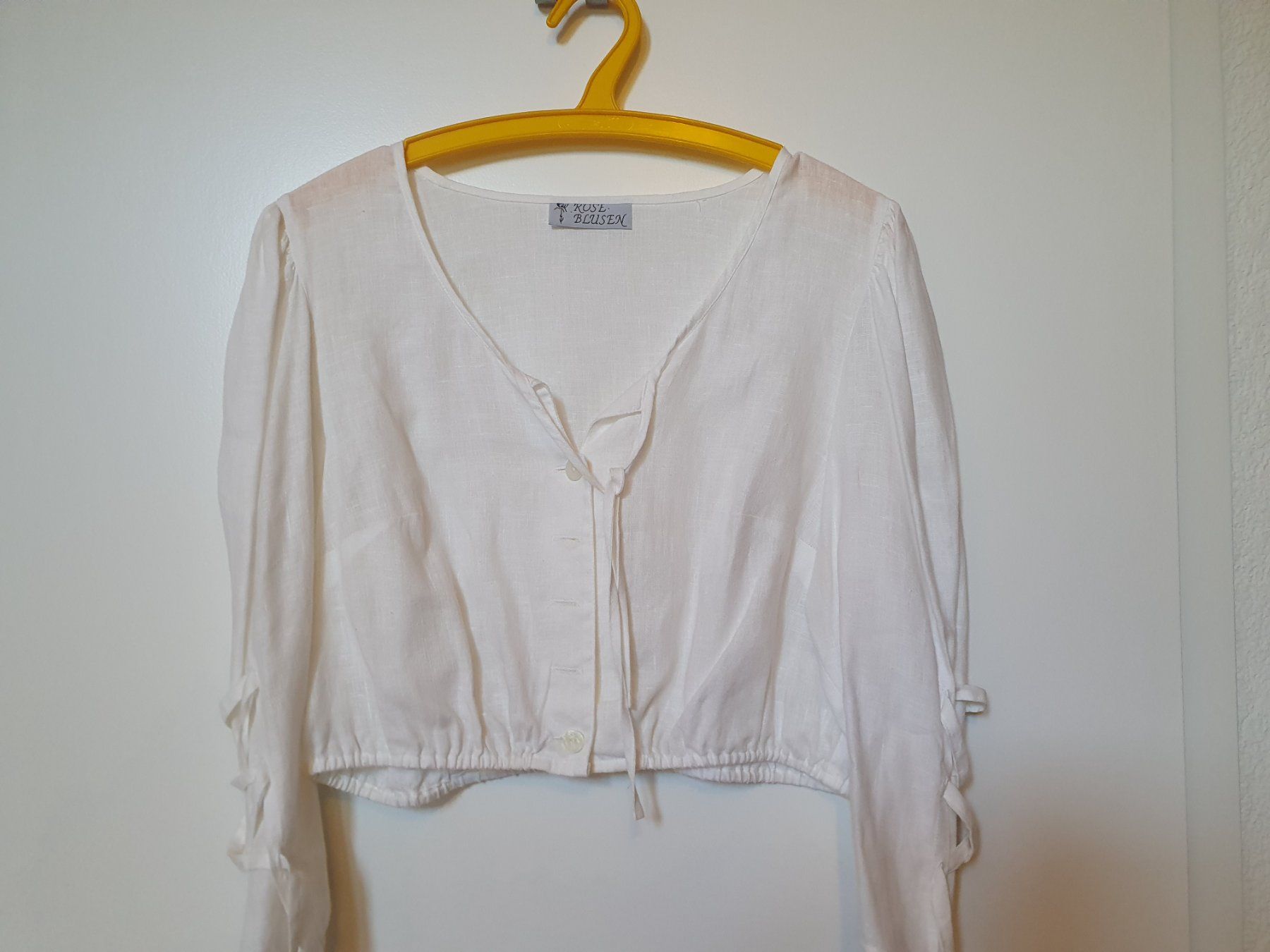 Camicette: Dirndlbluse - weiss - Gr. M-L – Usato da Steffisburg venduto da C.Kreuzer