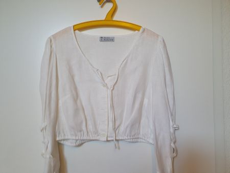 Dirndlbluse - weiss - Gr. M-L