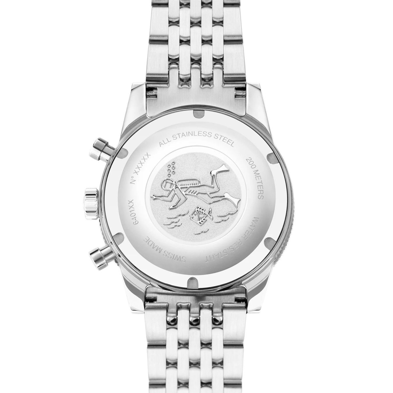 Vulcain Orologi: Vulcain Automatic Skindiver Black 590176A07.BHM – Nuovo e nell'imballaggio originale da Carouge GE venduto da Watchaser 3