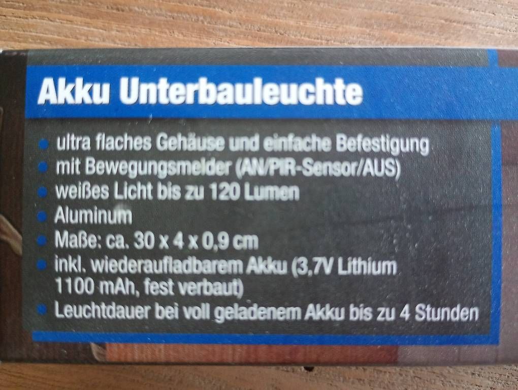 Lampade: Akku unterbauleuchte landi – Usato da Gelterkinden venduto da leo_9z8m 1