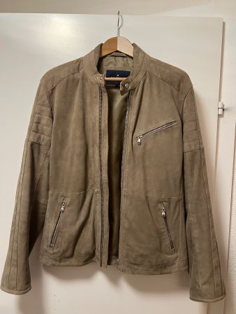 Hackett London Wildlederjacke / Taupe / Gr. M / Zustand A