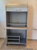 Hochwertiger mobiler Computerschrank mit Rolladen, 164x80x60