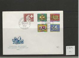 timbre enveloppe FDC Pro Patria 1958 B 86-B90