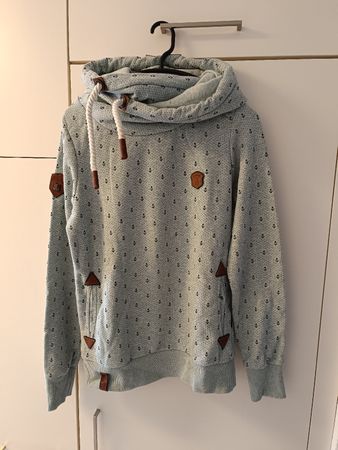 NAKETANO Hoodie, Grösse L, Anker Muster, Top Zustand!