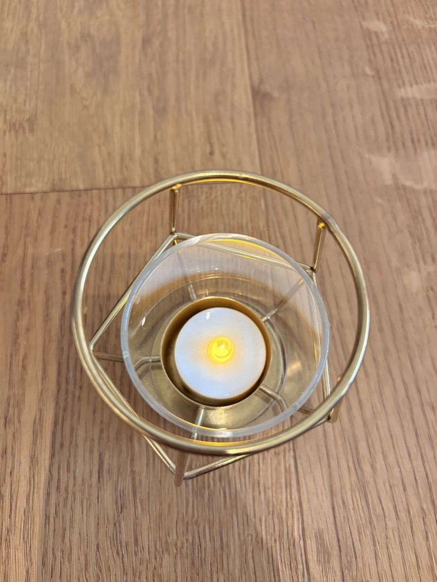 Portacandele: Windlicht, Kerzenständer mit LED-Kerze - Winter, Sommer – Nuovo (secondo la descrizione) da Breitenbach venduto da Alice_xy 1