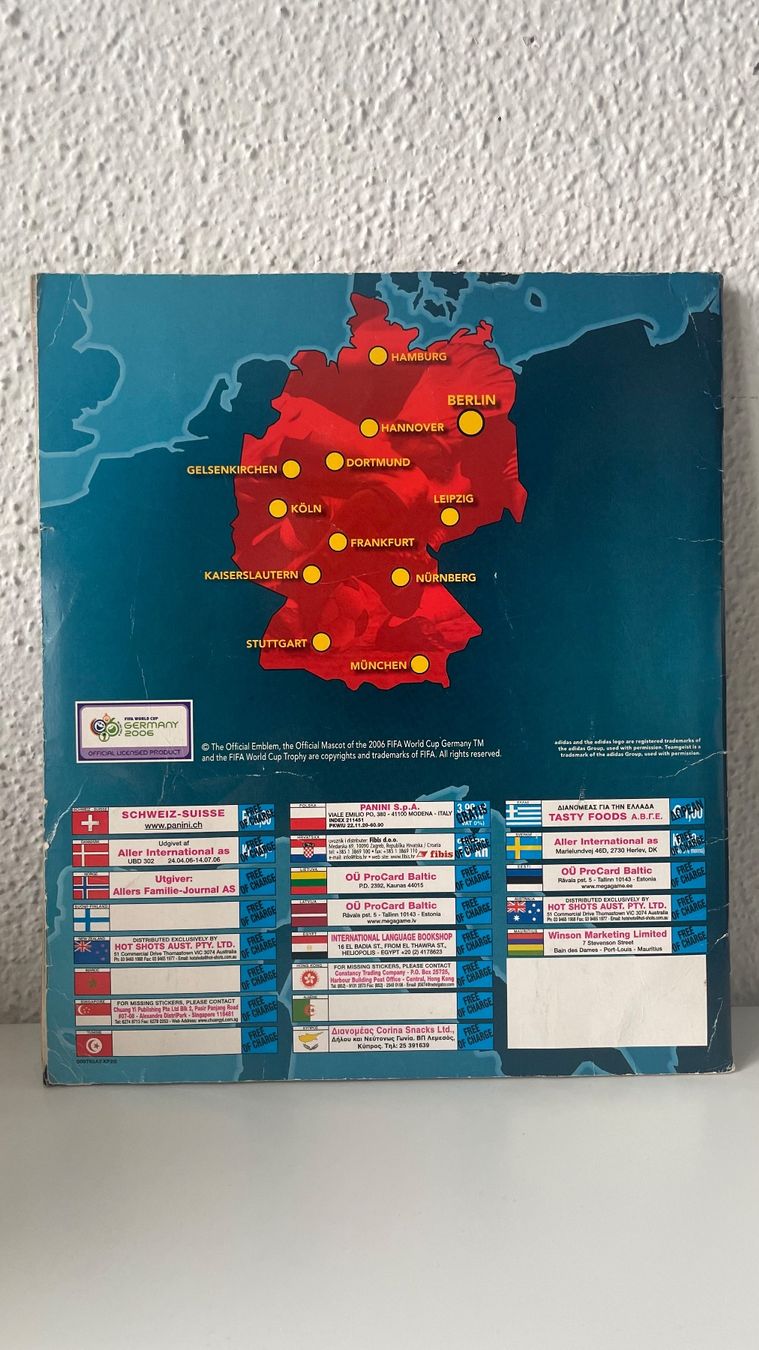 Panini Alben: Panini Album FIFA World Cup 2006 – Gebraucht aus Luzern von ewo30 1