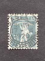 Schweiz 1920 Tellknabe 7.5 Vollstempel BASEL 2 17-II 1920