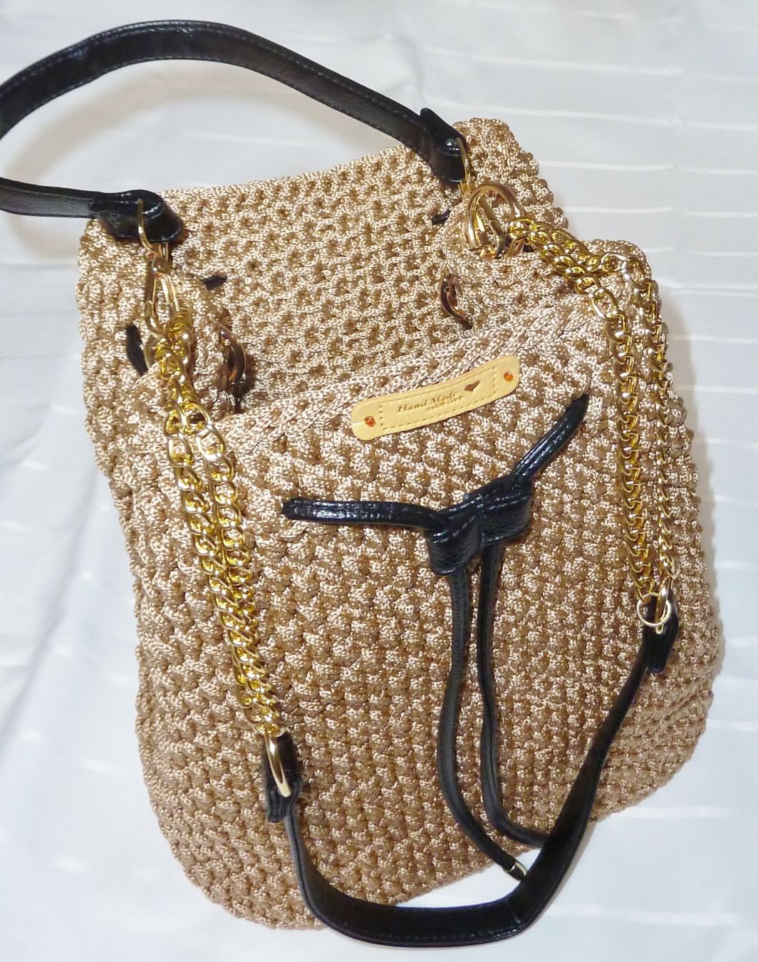Zaini: Gehäkelte Rucksack Tasche Toba – Nuovo e nell'imballaggio originale da Siebnen venduto da Ra-la-ra-ol 7