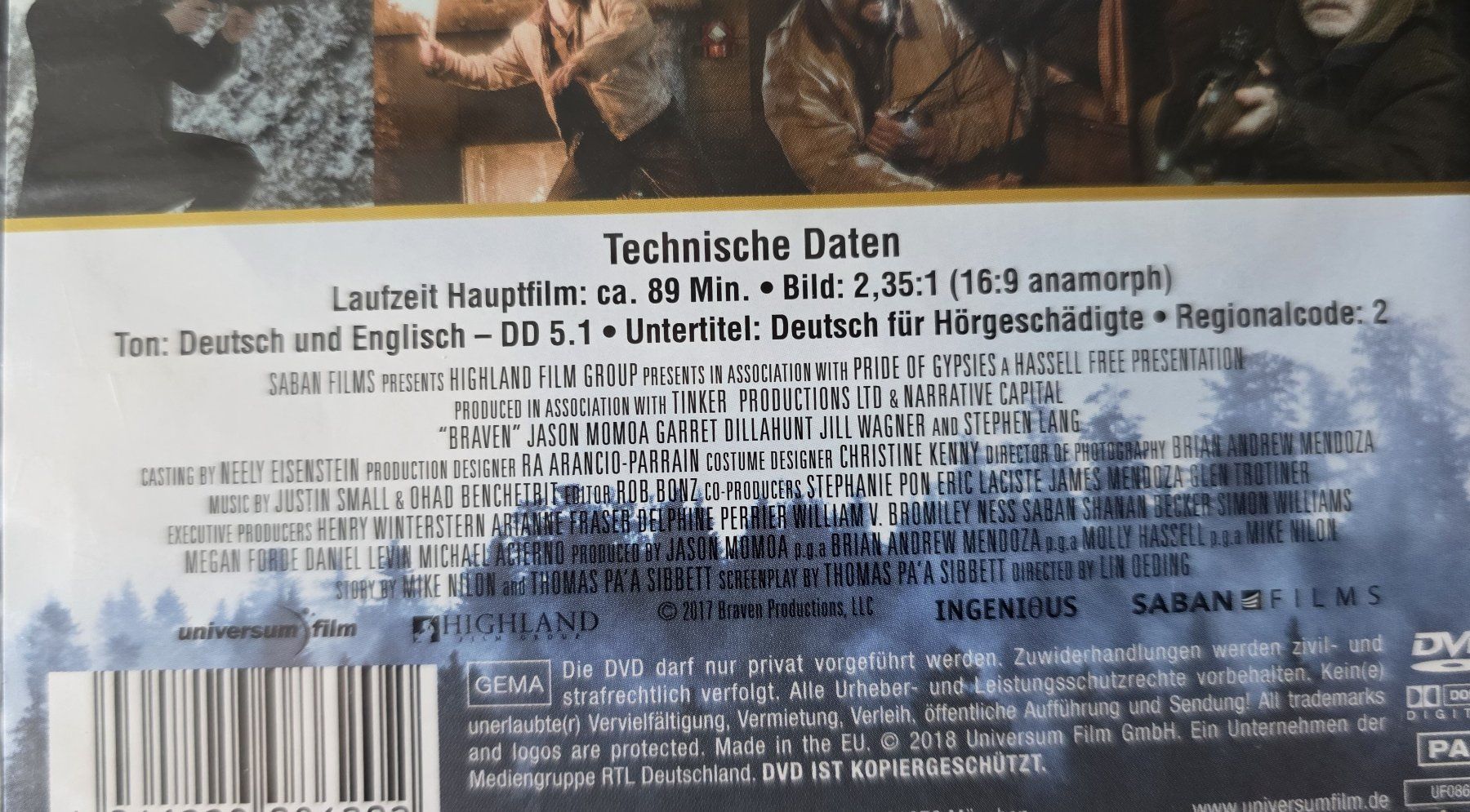 Alle DVDs: DVD Braven / Jason Momoa – Gebraucht aus Oetwil am See von fineli2 1