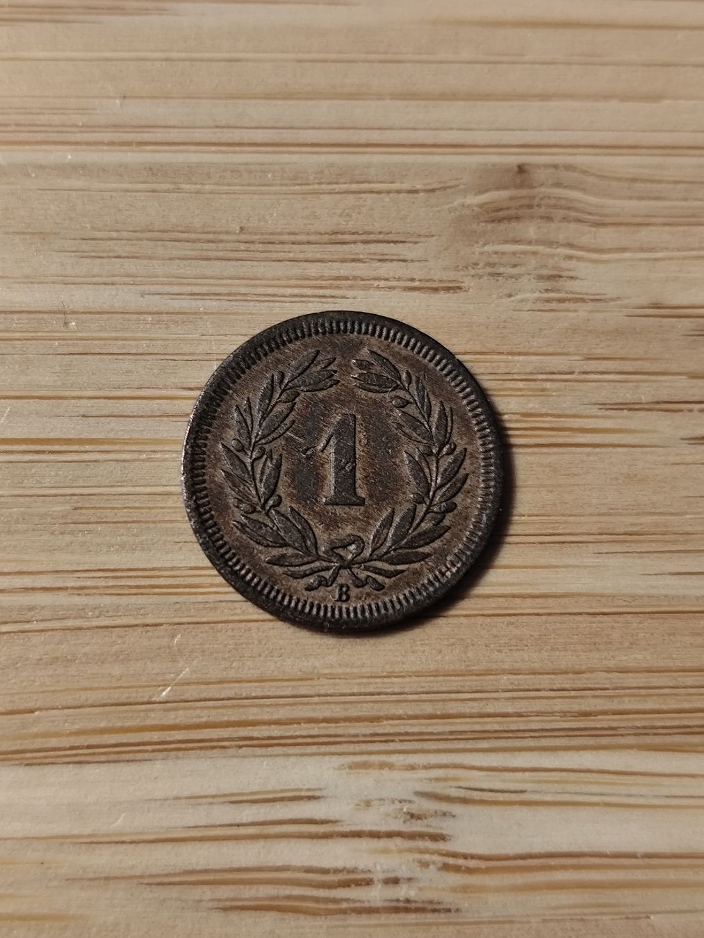 Tutti le monete: uralte 1rappen münze 1864 – Usato da minusio venduto da bierbrauer 1