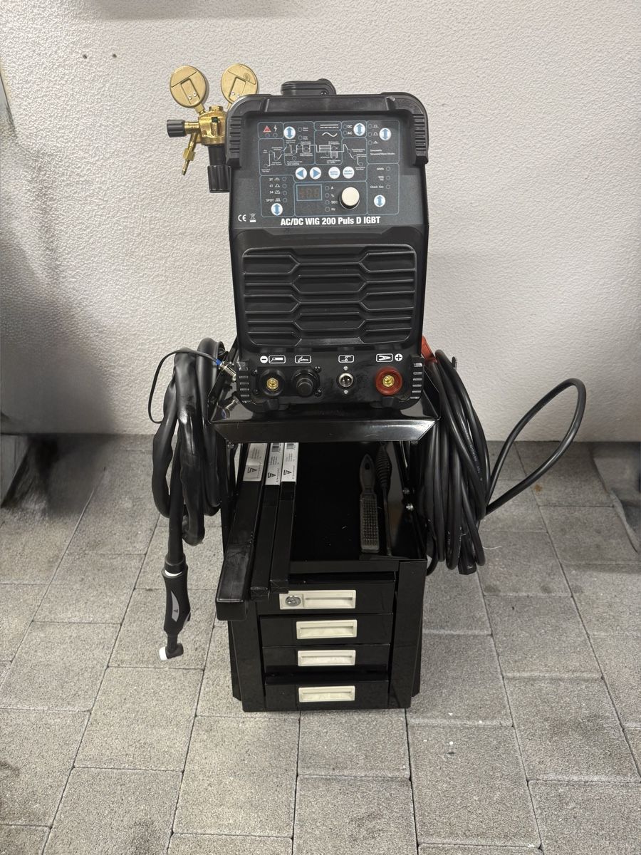 Saldatori: AC/DC WIG 200 PULS DIGITAL IGBT – Nuovo (secondo la descrizione) da Buttikon SZ venduto da idmechanics 1