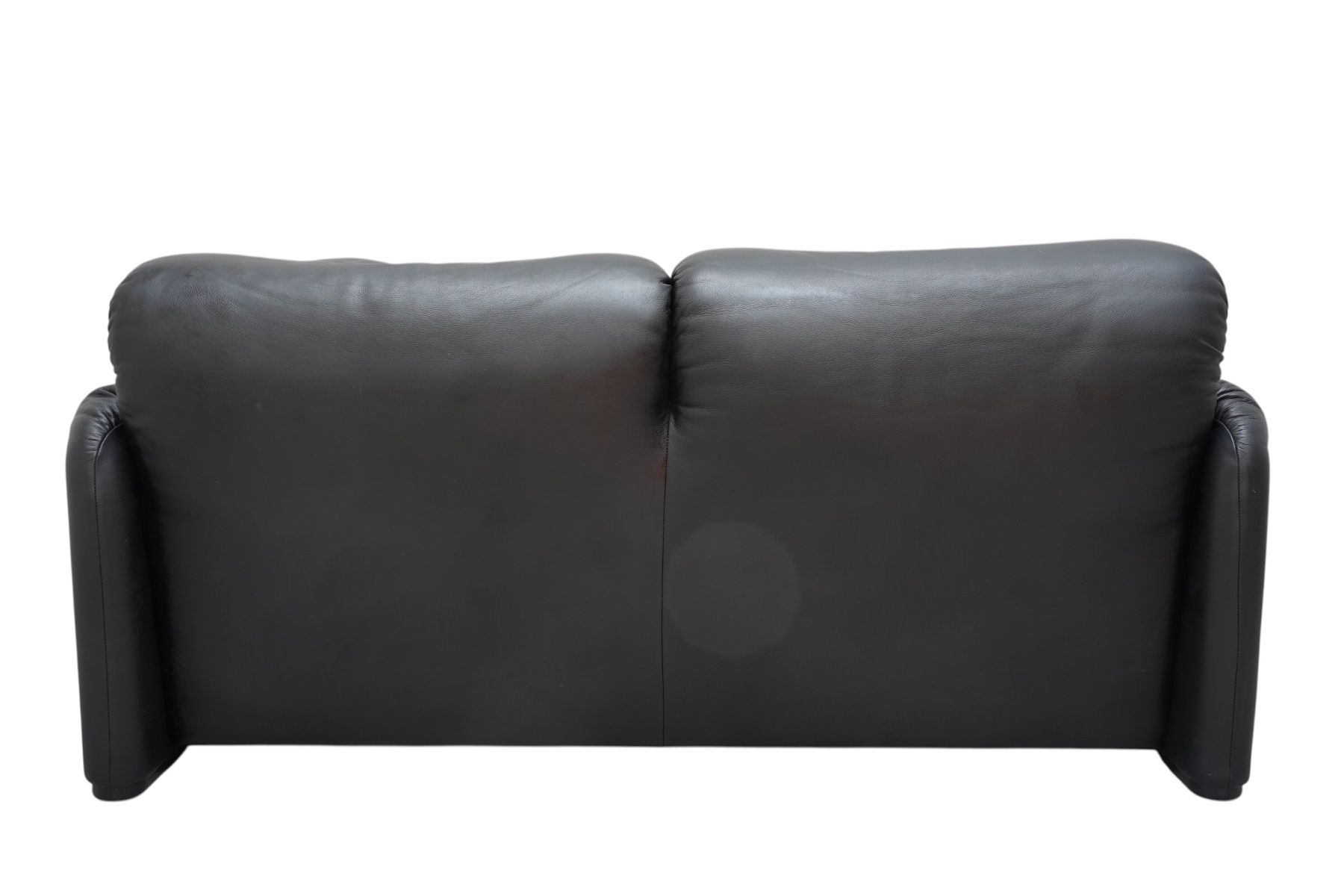 Cassina Divani: (2) Canapés Maralunga , cuir noir pour Cassina – Usato da Bulle venduto da ABELiAM 7