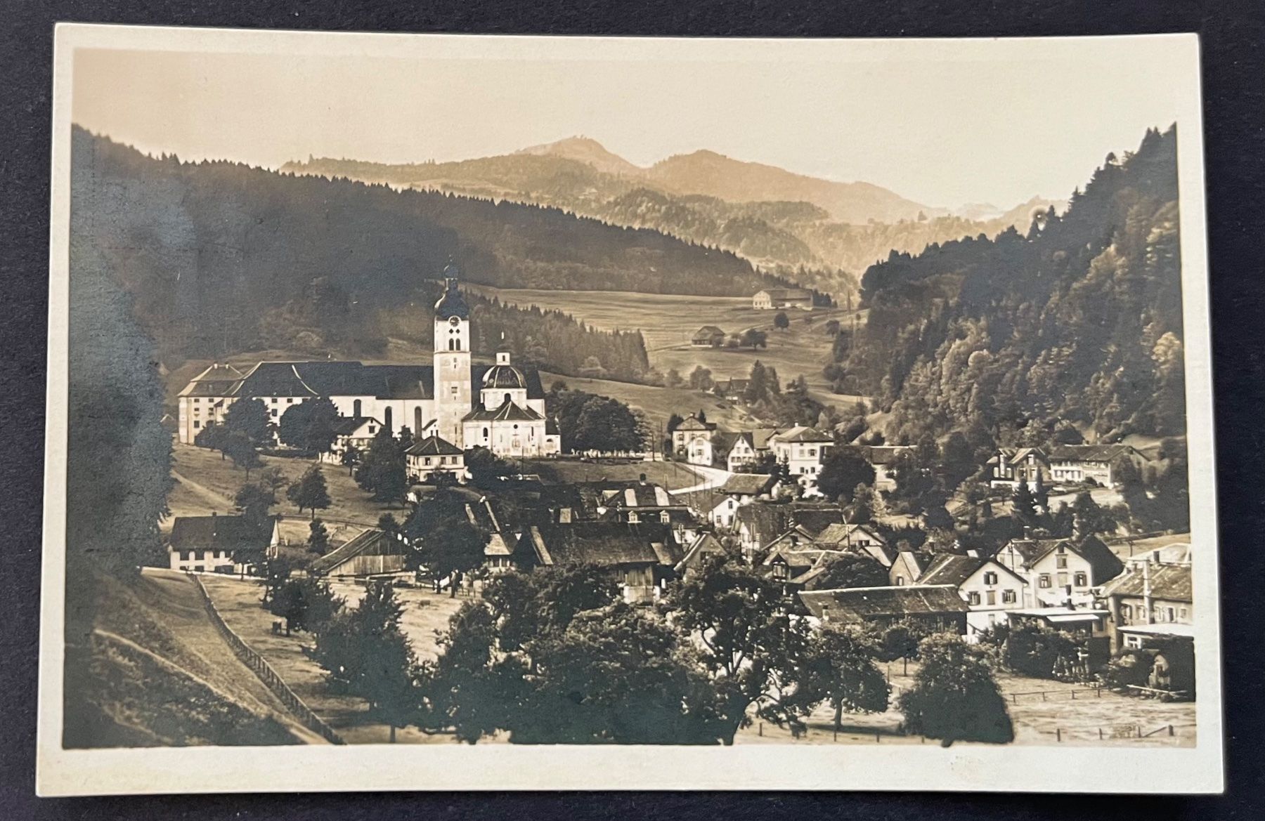 Cartoline postali: Fischingen mit dem Hörnli  ca. 1930 – Usato da Ostermundigen venduto da DaxKarten-75