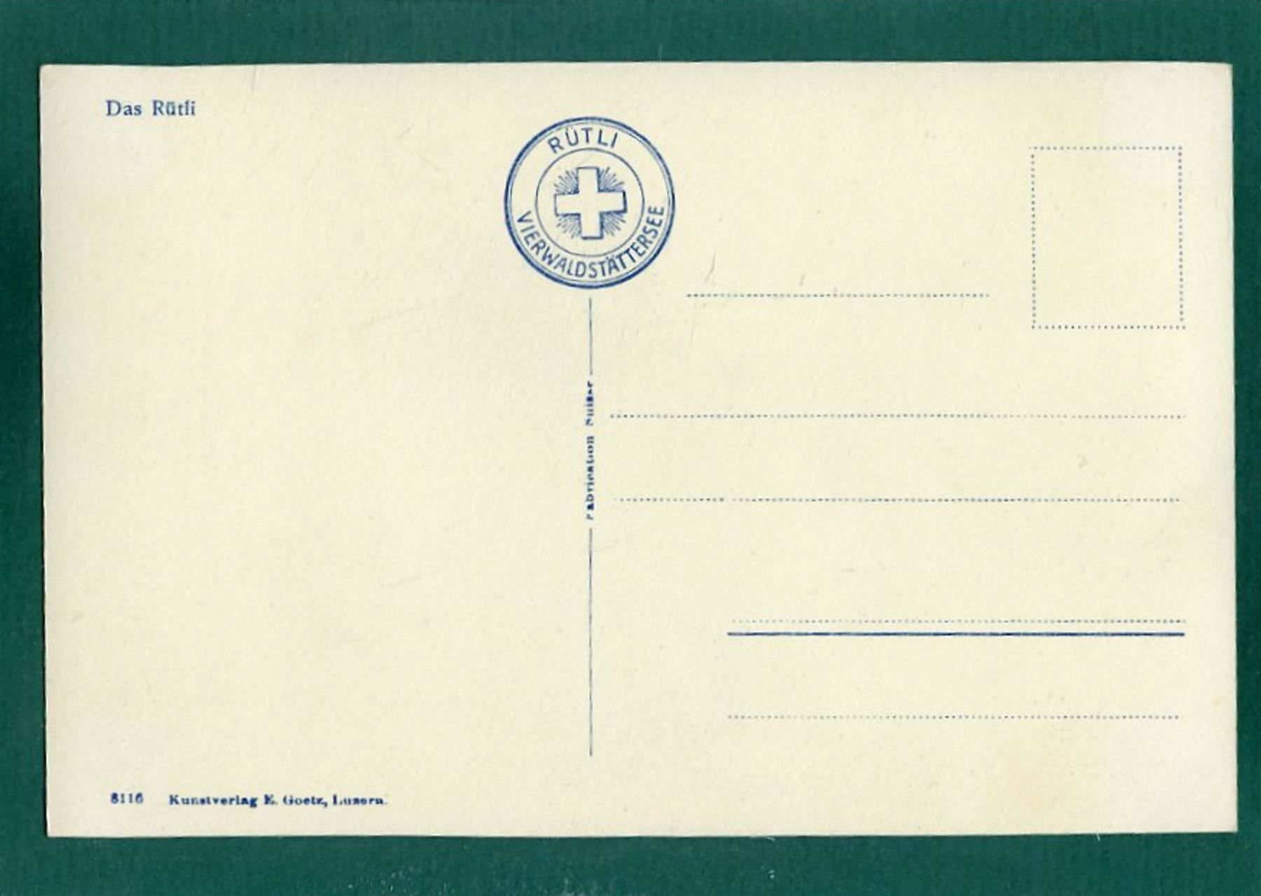 Cartoline postali: Das Rütli um 1930, ungelaufen – Usato da Sargans venduto da Hausi1951 1