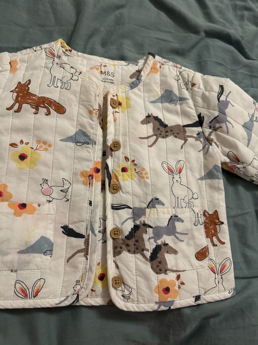 Manor Giacche & Cappotti: Cute Animal Print Quilted Jacket 83 – Usato da Zürich venduto da ysinno