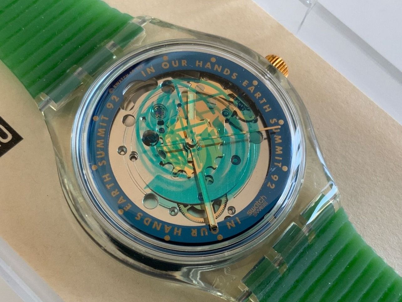 Swatch Orologi: TIME TO MOVE Swatch AUTOMATIC ungetragen - VINTAGE – Nuovo e nell'imballaggio originale da Wettswil venduto da rotonda 1