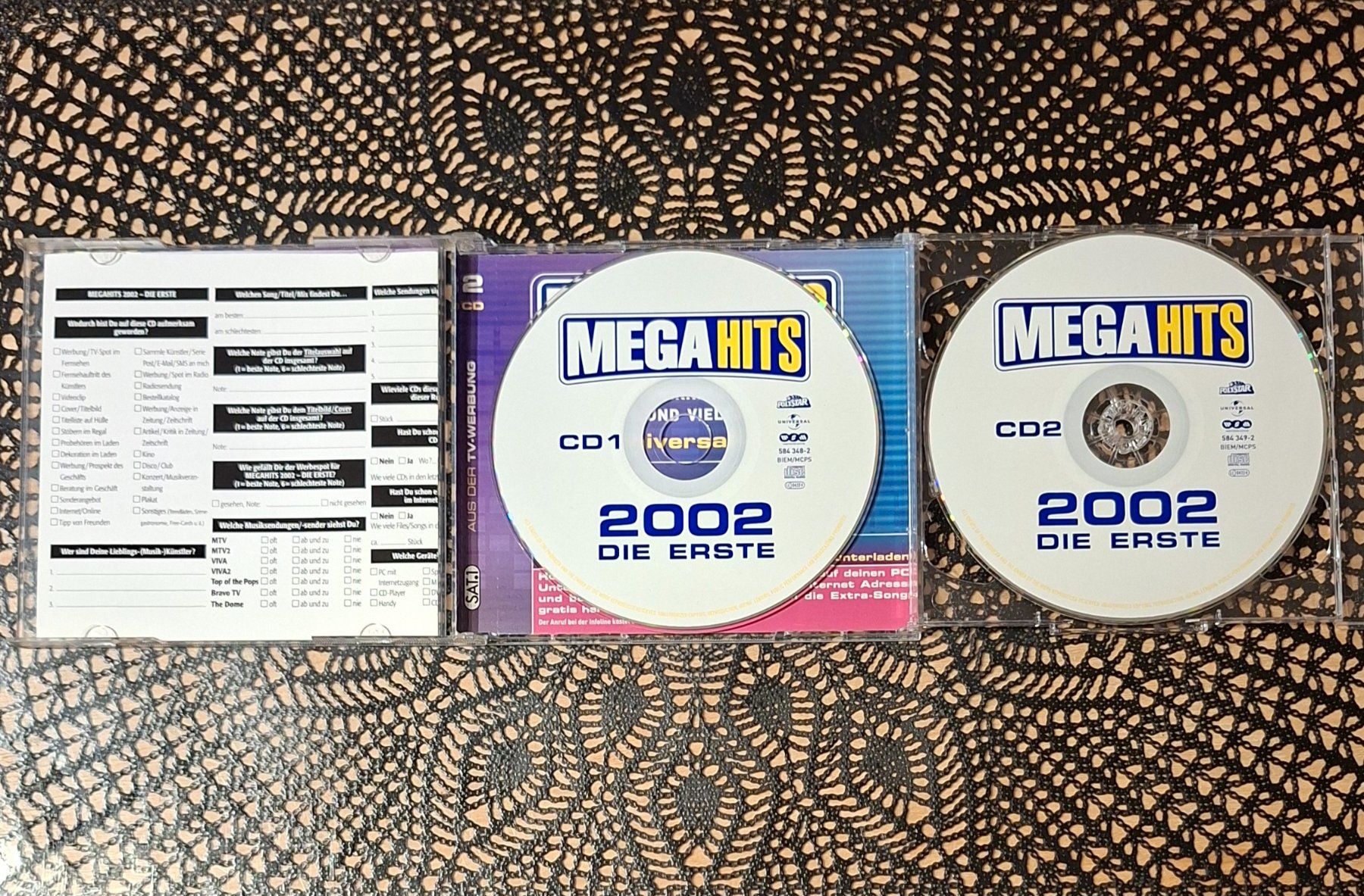 CD: Mega Hits 2002 Die Erste, Pop Hit Compilation Sampler 2002 – Usato da Schönenberg TG venduto da breiti12 2
