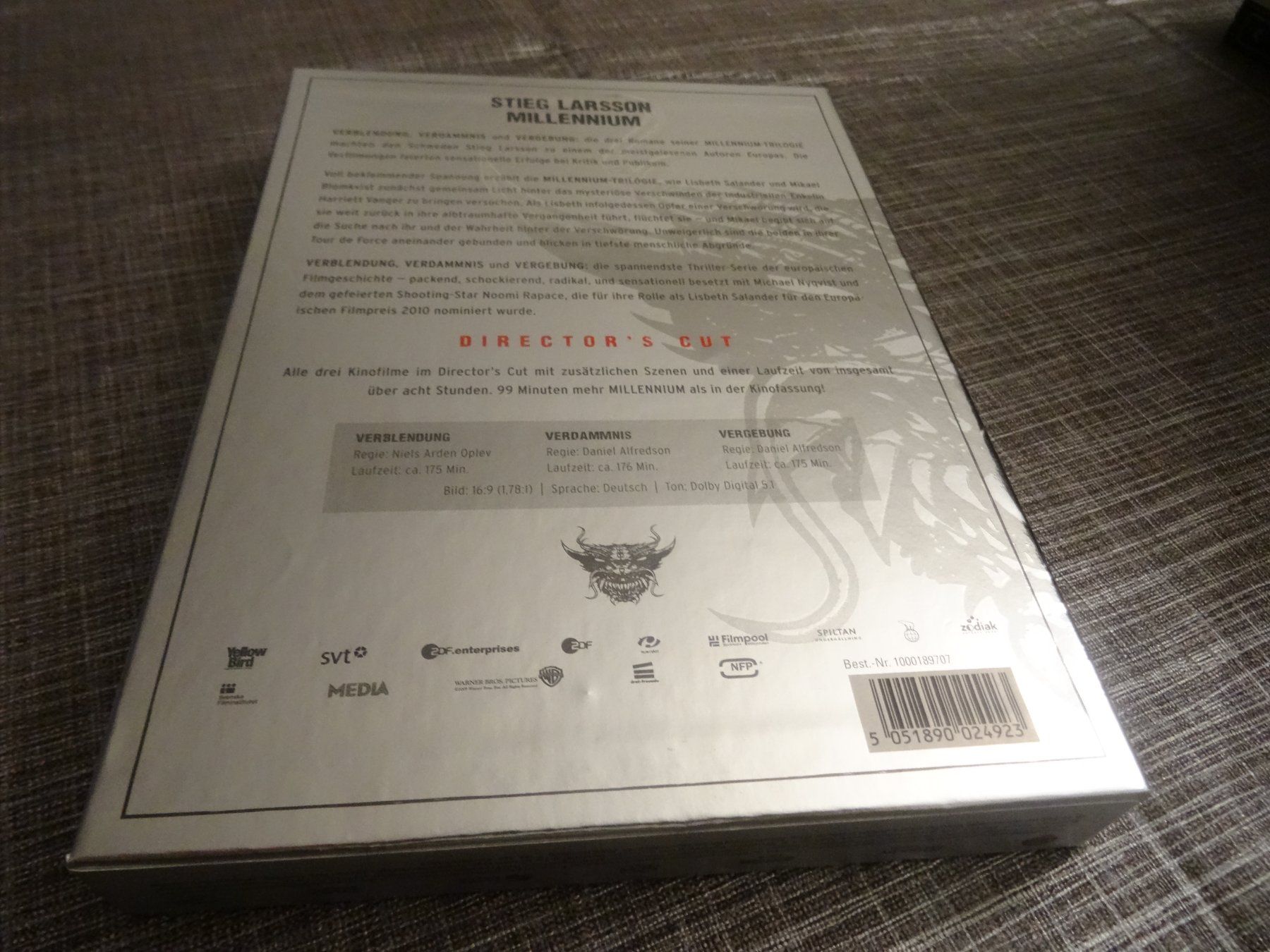 Alle DVDs: Stieg Larsson Millennium Trilogy Director's Cut DVD Box – Gebraucht aus Olten von Disc-Verkauf 1