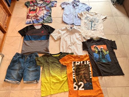 Sommer Kleider-Paket für Jungs, Grösse 158/164 - 9 Teile