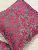 Dekokissen Grau-Pink mit Quasten