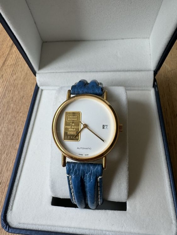 Montres automatic Credit Suisse 1g Gold Acheter sur Ricardo
