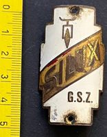 SILUX  G.S.Z. / Steuerrohrplakette Fahrrad