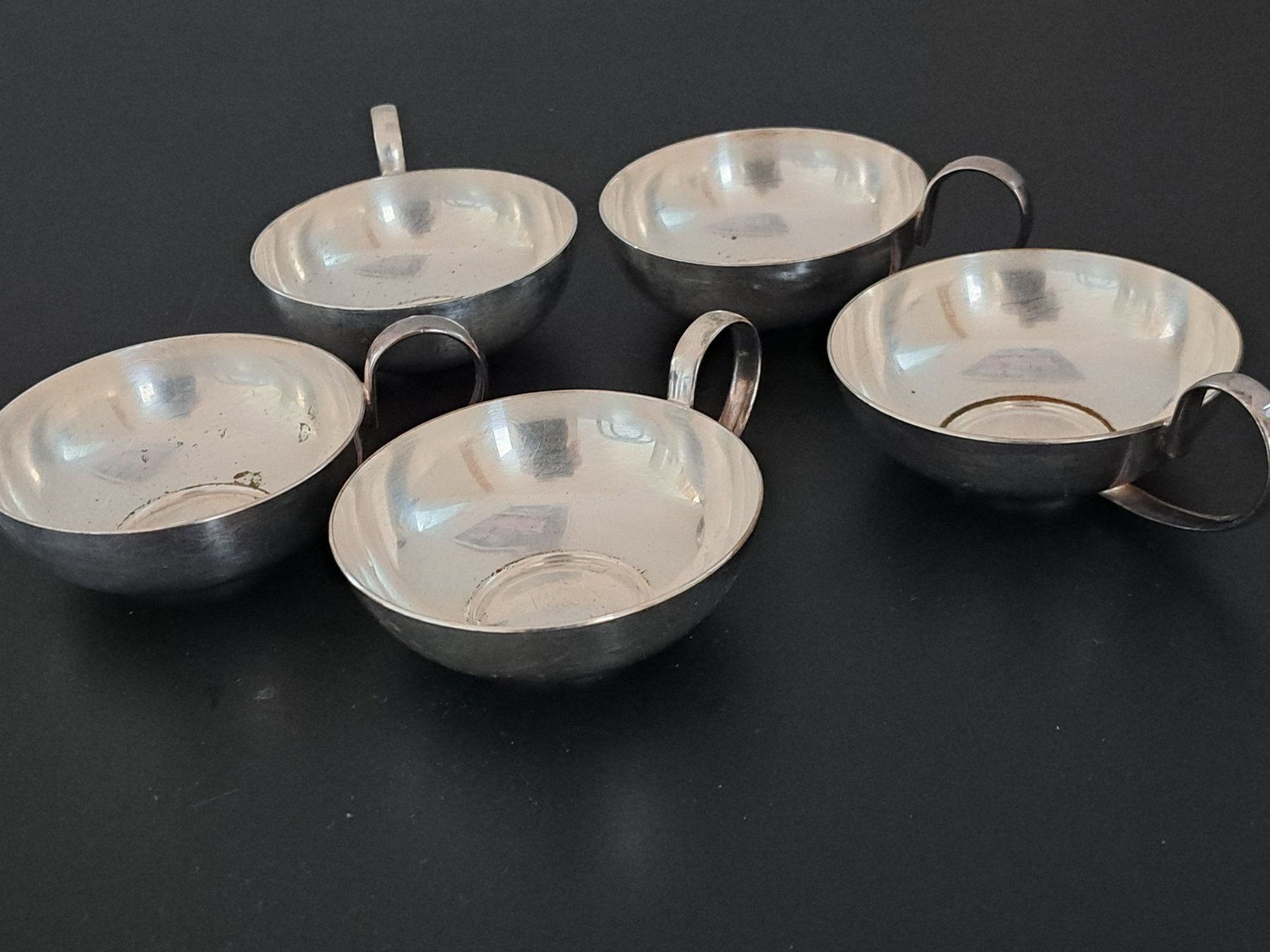 Geschirrsets: Glacéschalen aus Hotelsilber – Gebraucht aus Zürich von Mondmatrose01 1