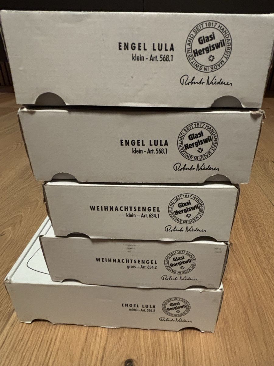Glasi Hergiswil Tutte le decorazioni: Glasengel Lula Glasi Hergiswil – Nuovo (secondo la descrizione) da Dussnang venduto da Masterkimmo33 1