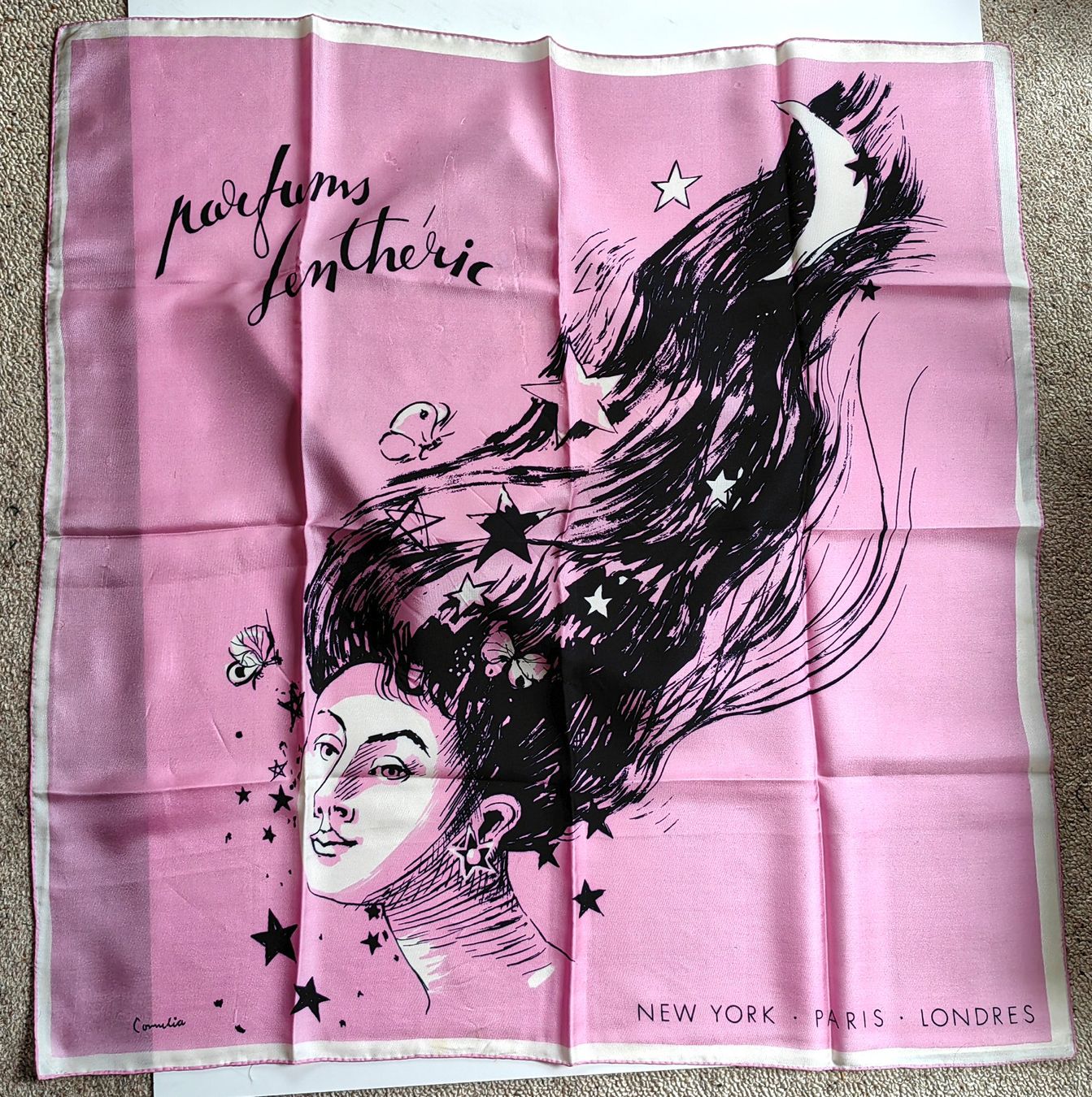 Foulard & Sciarpe: Foulard Schal Seidentuch – Usato da Langenthal venduto da Sherkaan