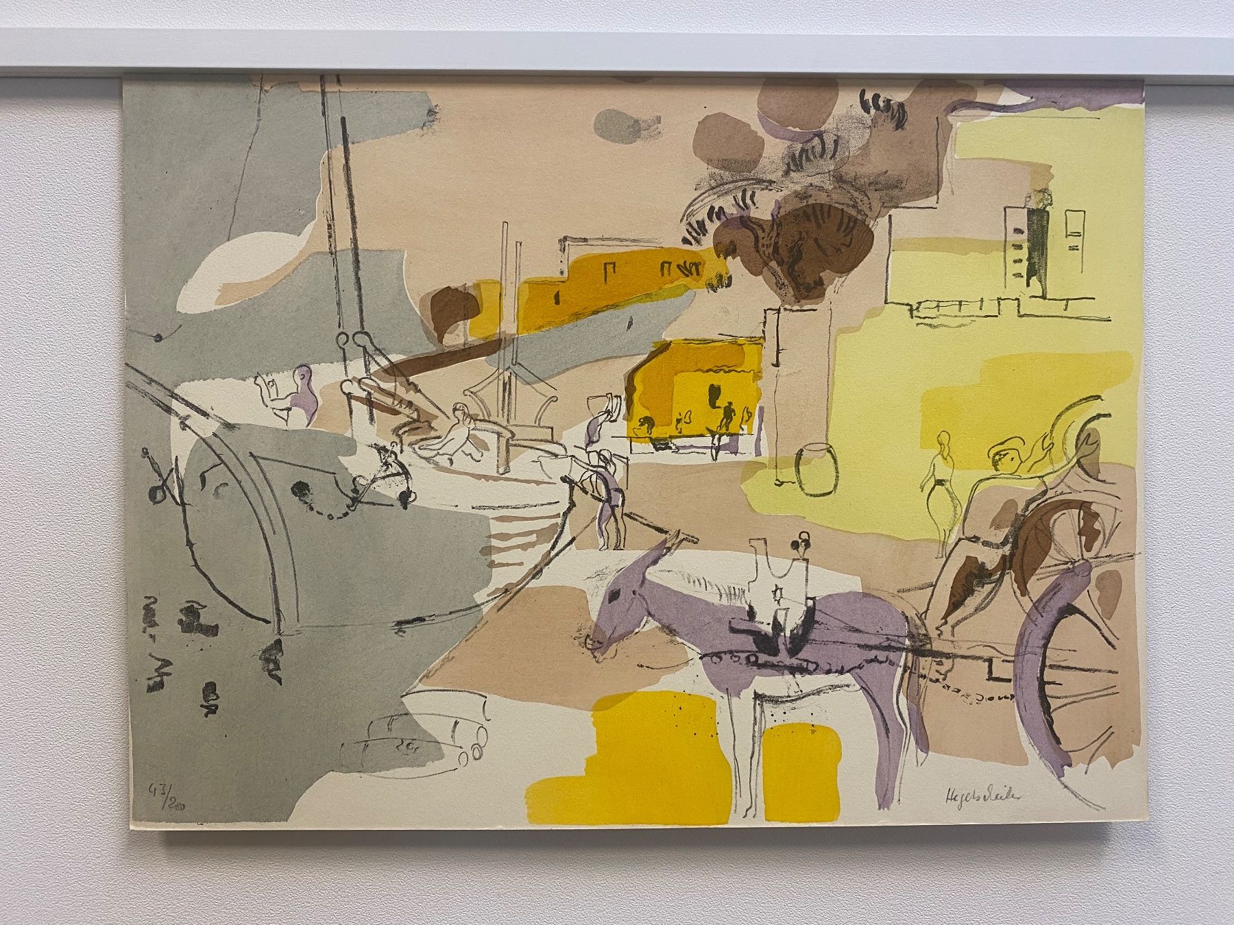 Grafiken & Lithographien: Max Hegetschweiler (1902 - 1995) Lithographie – Gebraucht aus Brüttisellen von Betty_1972 2