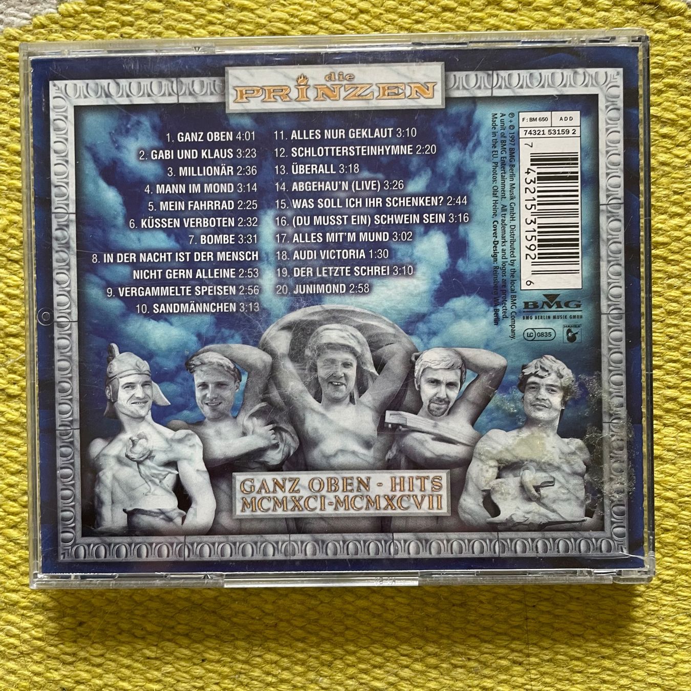 CD: DIE PRINZEN-HITS MCMXCI-MCMXCVII – Usato da Rorschacherberg venduto da CD-Roli 1