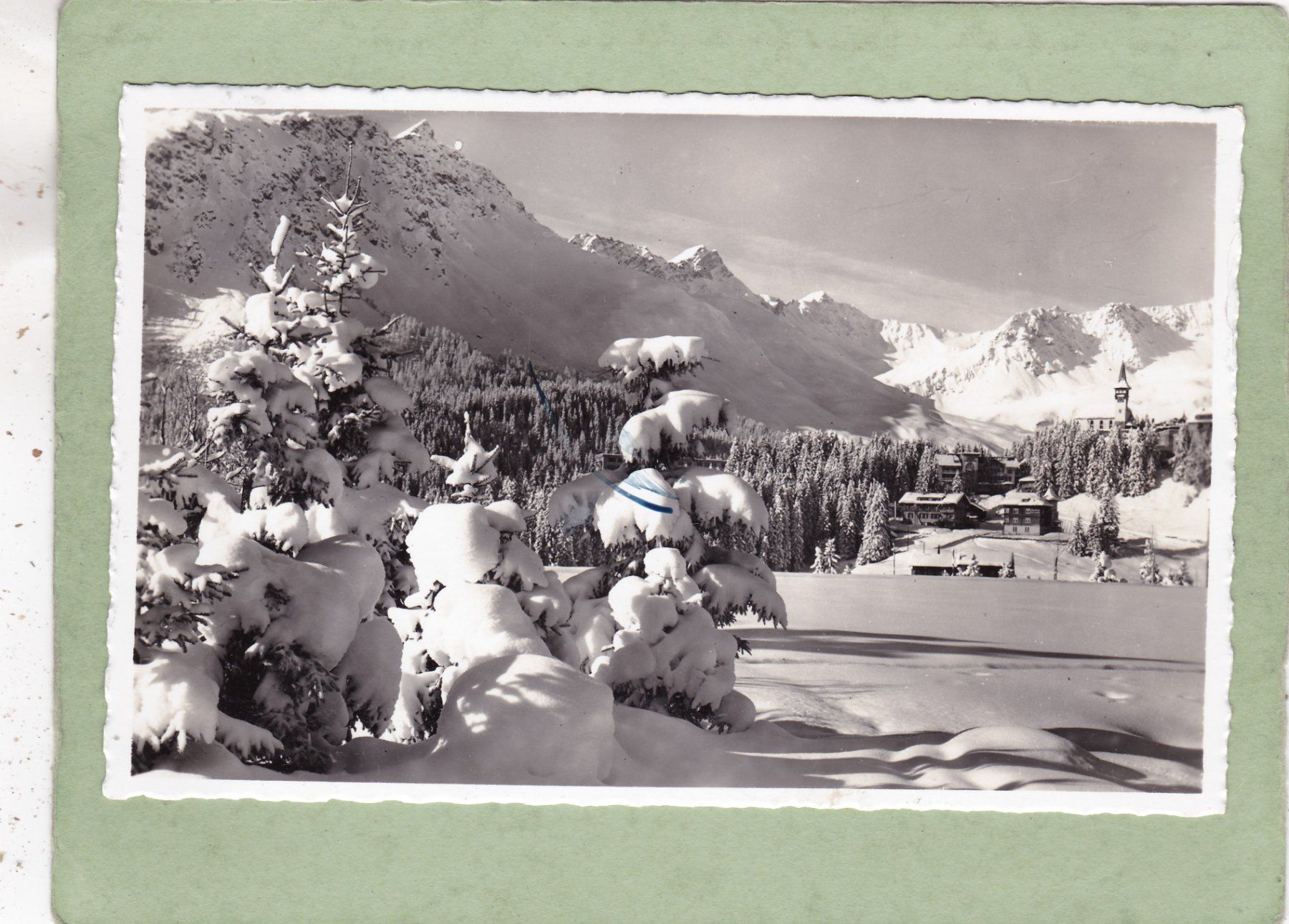 Cartoline postali: Arosa Wintermorgen 1941 – Usato da Herisau venduto da Lisegrat2008
