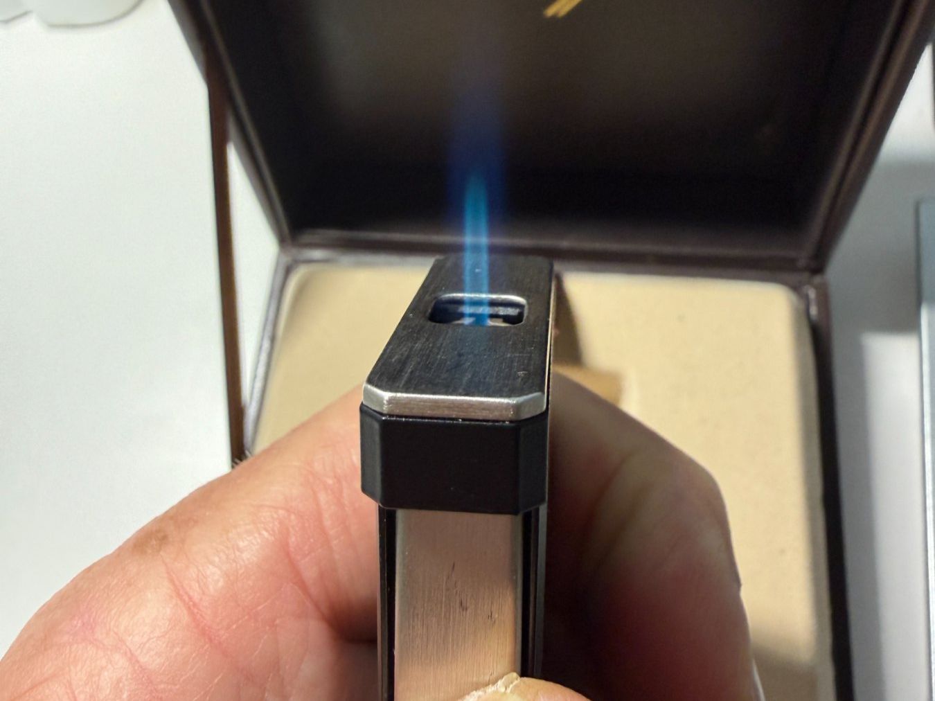 Davidoff Feuerzeuge: Davidoff Jetflame schwarz Palladium ST – Gebraucht aus Jona von Trader_57 4