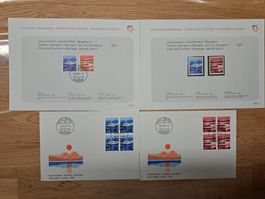 Briefmarkencouvert Helvetia Dauermarke Landschaften 1991