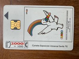 Telefonkarte Spanien CP-001 H. Edelman, Sevilla ‘92