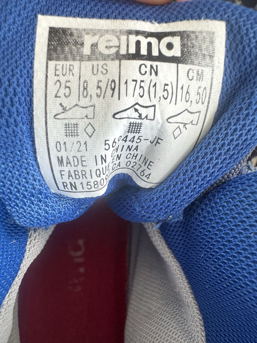 Reima Scarpe da uomo: Kinder Winterschuhe Reima Tec blau Gr 25 – Usato da Rüschlikon venduto da AndreaCaroline 1