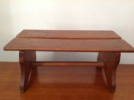 mini hocker vintage tabouret / bas 13 cm