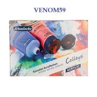 🌈Schmincke | College Acryl Kartonset mit 5 x 75ml Tuben🌈