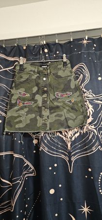 Desigual. Mini Skirt Gr.XS Camouflage