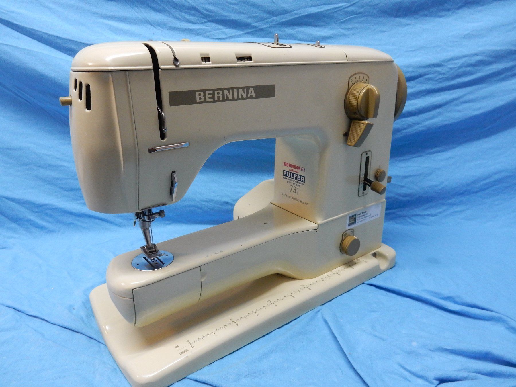 Bernina Machines à coudre: Bernina 731 Revidiert  26099 – D'occasion à Watt par Mariposa49 4