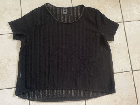 MNG Mango Collection T-Shirt, schwarz, Grösse M, Top Zustand
